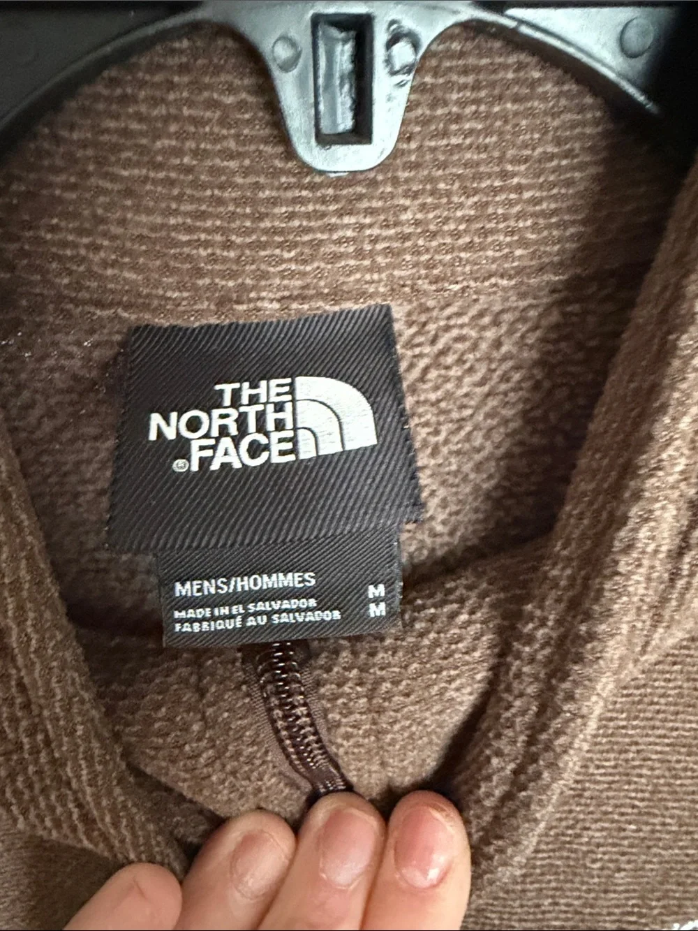 The North Face Brown Half-Zip Pullover Sweater